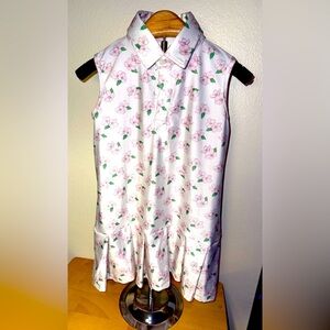 Floral Magnolia Cecil & Lou Sleeveless girls golf Dress 5t